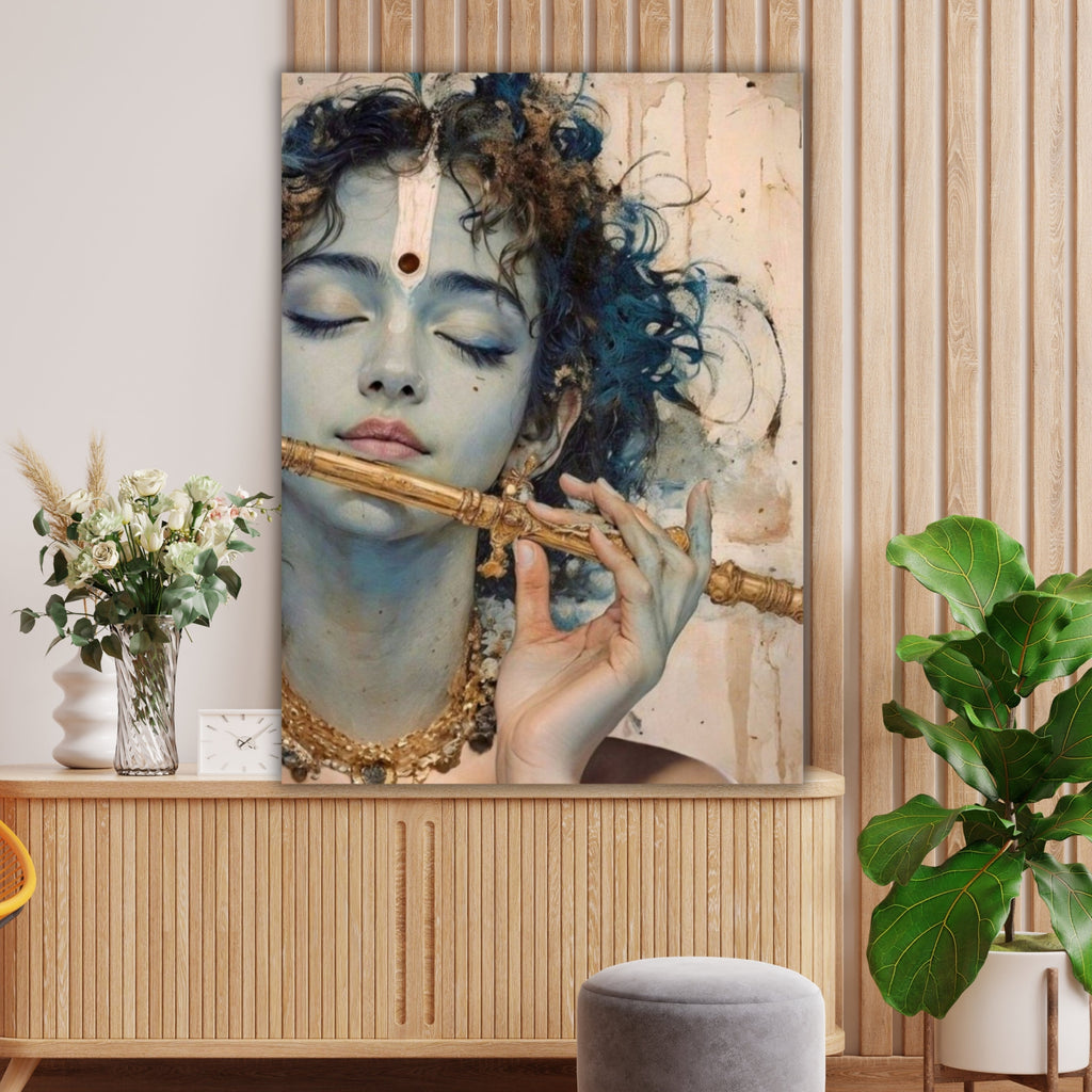 Dekozi Krishna Wall Art – Divine Portrait