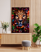 Dekozi Originals Exclusive Premium Leopard Wall Art | Art is Well By Shaunak