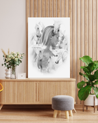 Dekozi Originals Exclusive Premium black & white Wall Art | Art is Well By Shaunak
