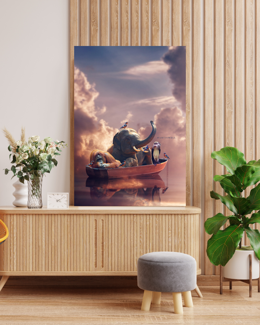Dekozi Originals Exclusive Premium Wall Art | Art is Well By Shaunak