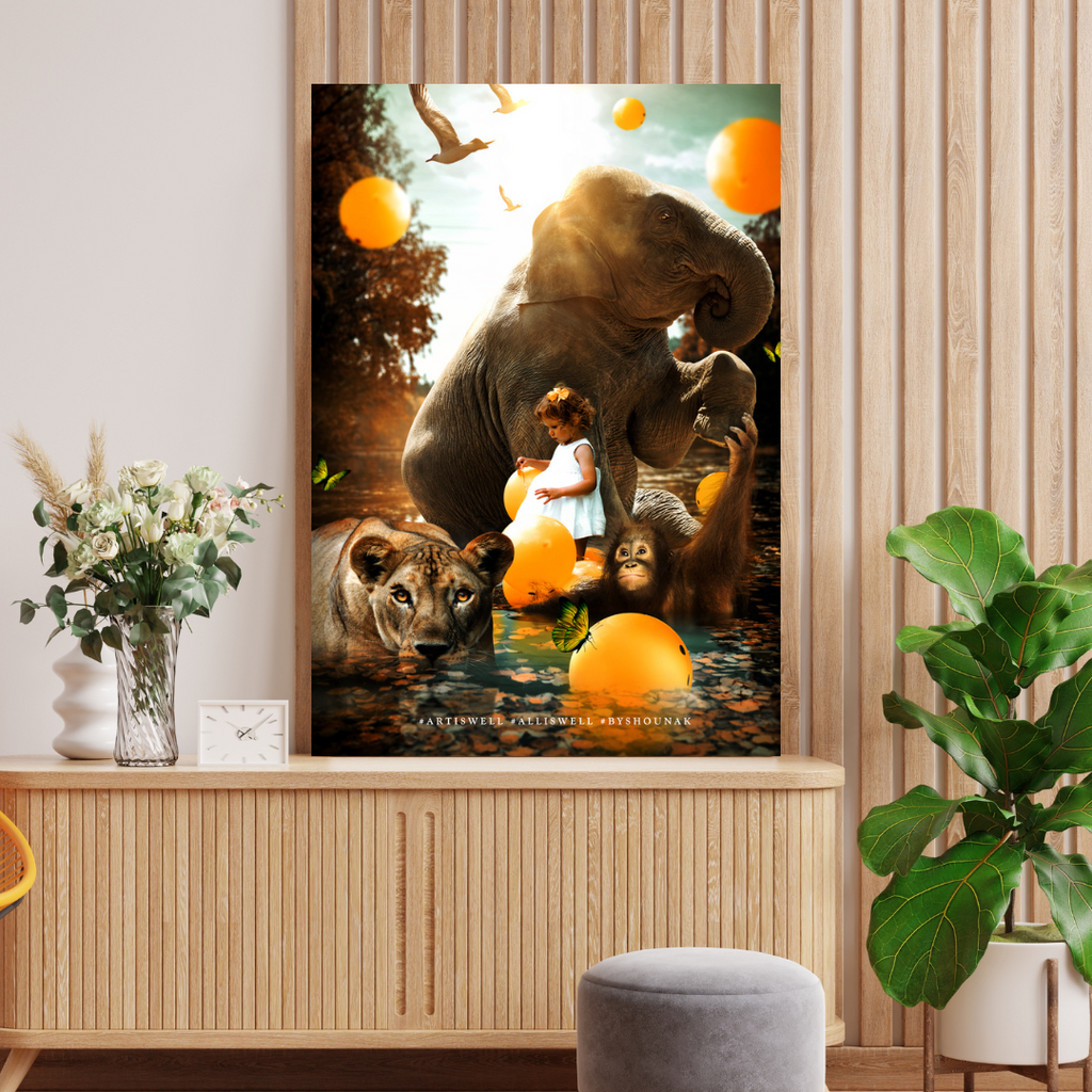 Dekozi Originals Exclusive Premium Wall Art | Art is Well By Shaunak