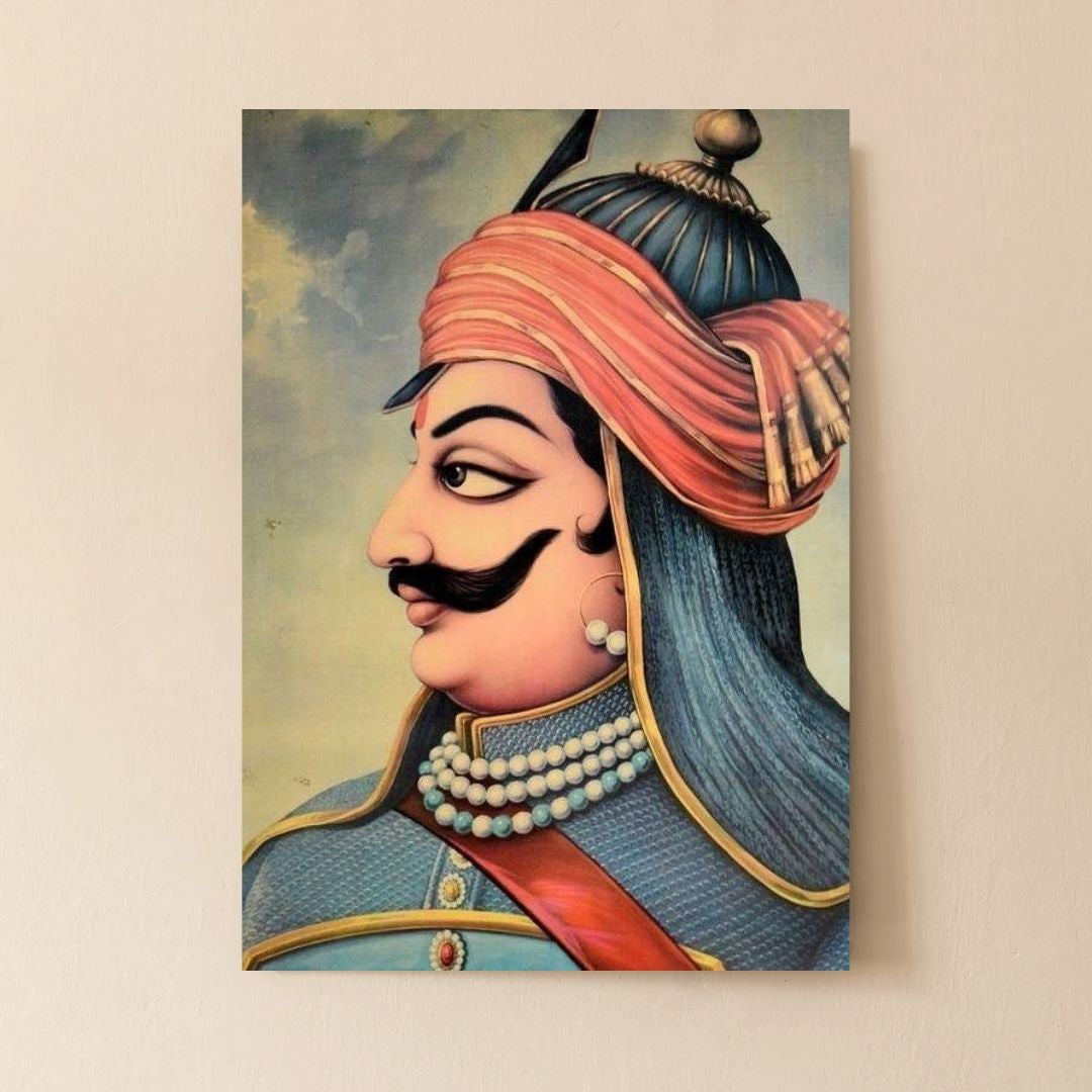 Dekozi Maharana Pratap Wall Art – Symbol of Courage, Pride & Royal Legacy