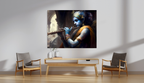 Dekozi Krishna Wall Art – Divine Portrait | Framed Canvas & Photo Print for Spiritual Home & Office Decor