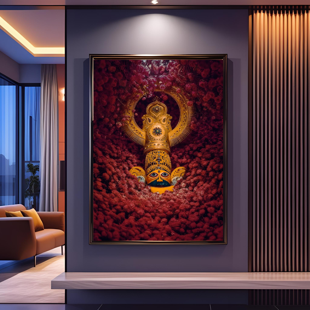 Dekozi Khatu Shyam Ji Wall Art – Symbol of Faith, Devotion & Divine Blessings