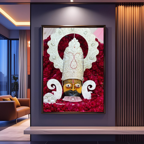 Dekozi Divine Khatu Shyam Ji Wall Art - Symbol of Faith, Protection & Eternal Blessings
