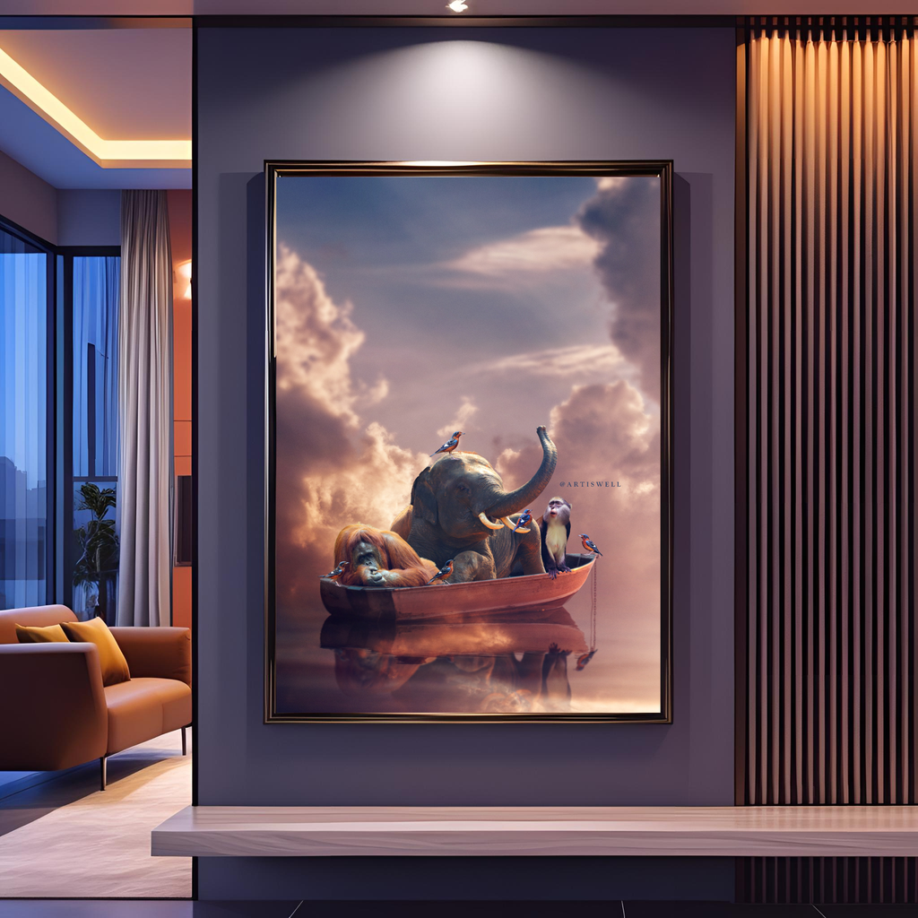 Dekozi Originals Exclusive Premium Wall Art | Art is Well By Shaunak