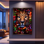 Dekozi Originals Exclusive Premium Leopard Wall Art | Art is Well By Shaunak
