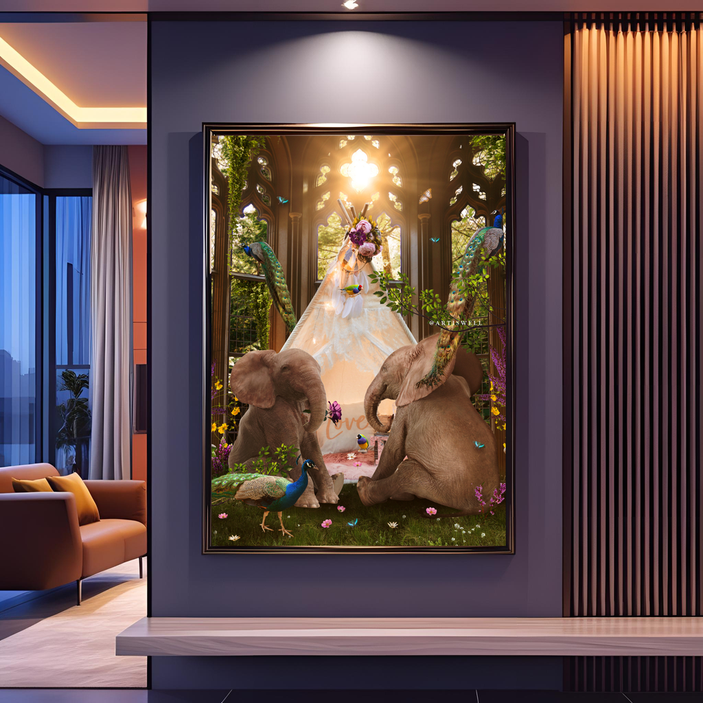 Dekozi Originals Exclusive Premium Jungle Wall Art | Art is Well By Shaunak