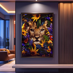 Dekozi Originals Exclusive Premium Lion Wall Art | Art is Well By Shaunak