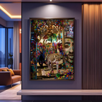 Dekozi Originals Exclusive Premium Abstract Wall Art | Art is Well By Shaunak