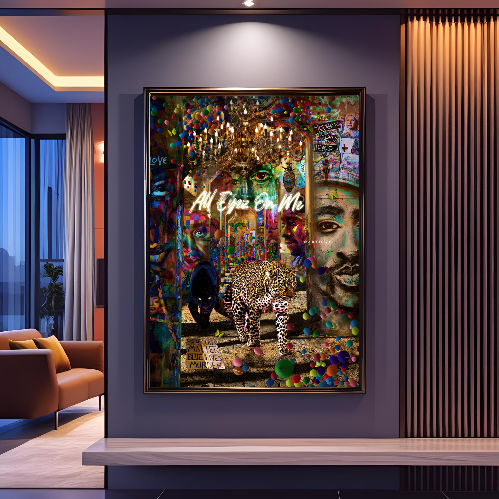 Dekozi Originals Exclusive Premium Abstract Wall Art | Art is Well By Shaunak
