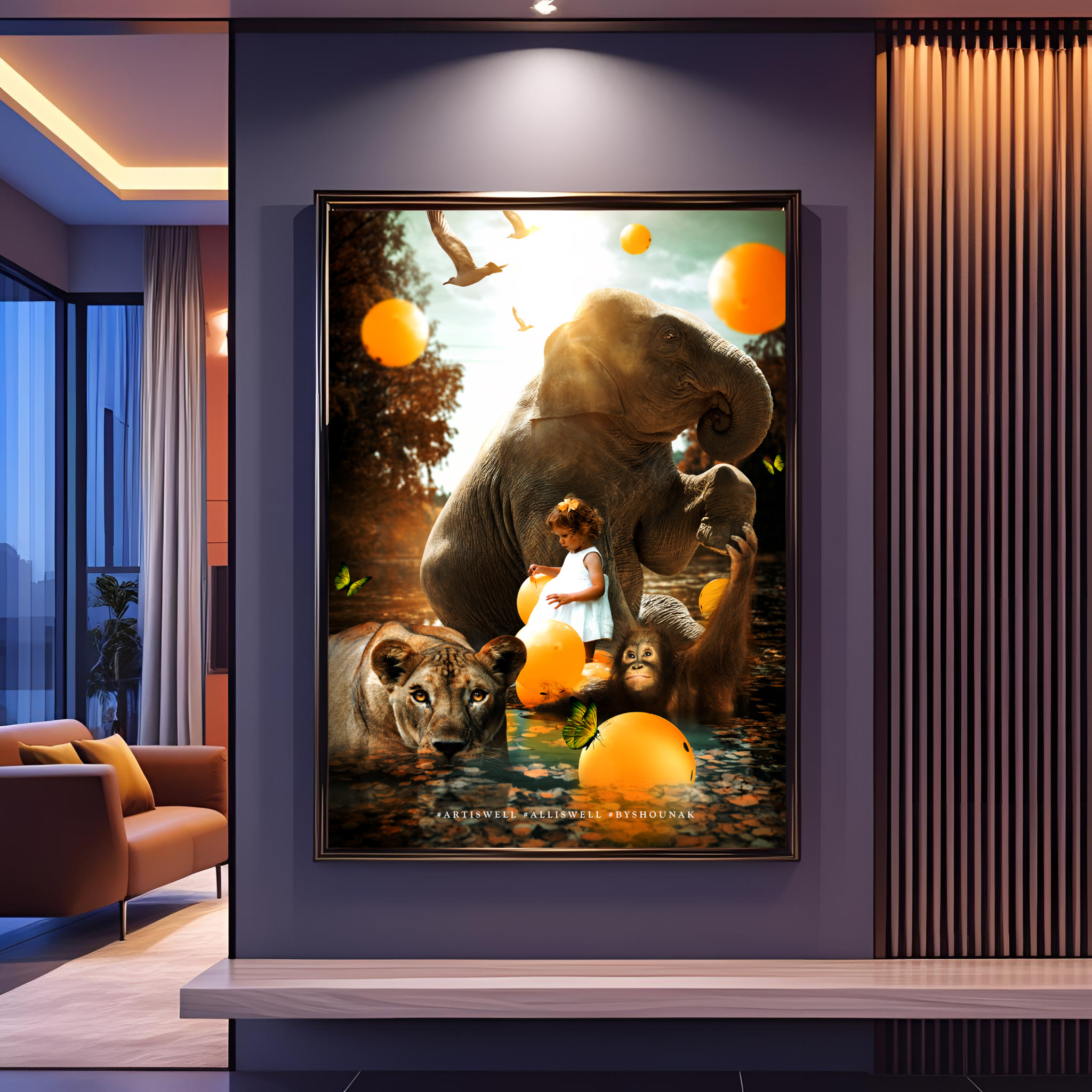 Dekozi Originals Exclusive Premium Wall Art | Art is Well By Shaunak