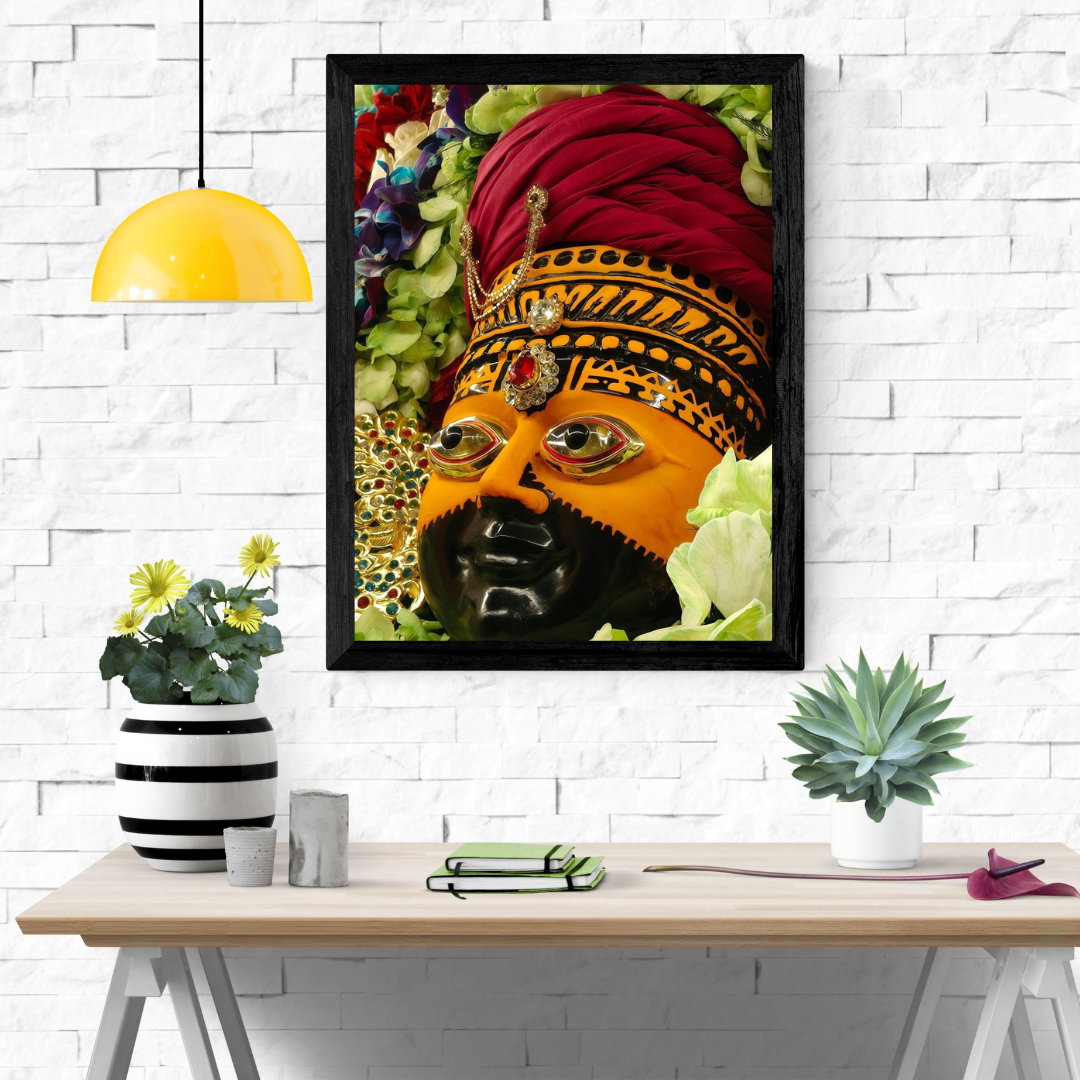Dekozi Khatu Shyam Ji Wall Art – Symbol of Faith, Devotion & Divine Blessings