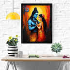 Shiva Parvati Wall Art