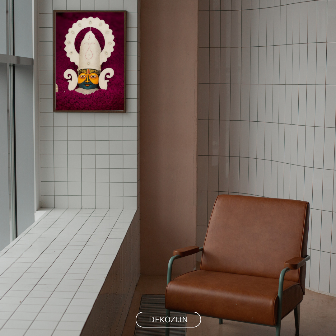 Dekozi Khatu Shyam Ji Wall Art – Symbol of Faith, Devotion & Divine Blessings