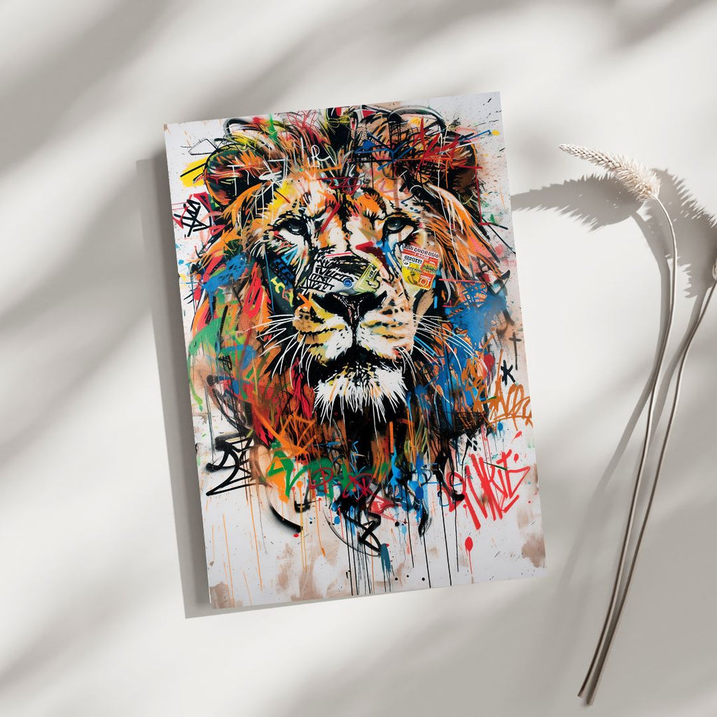 Pop Art Portrait Photo Frame Wall Art with Frame