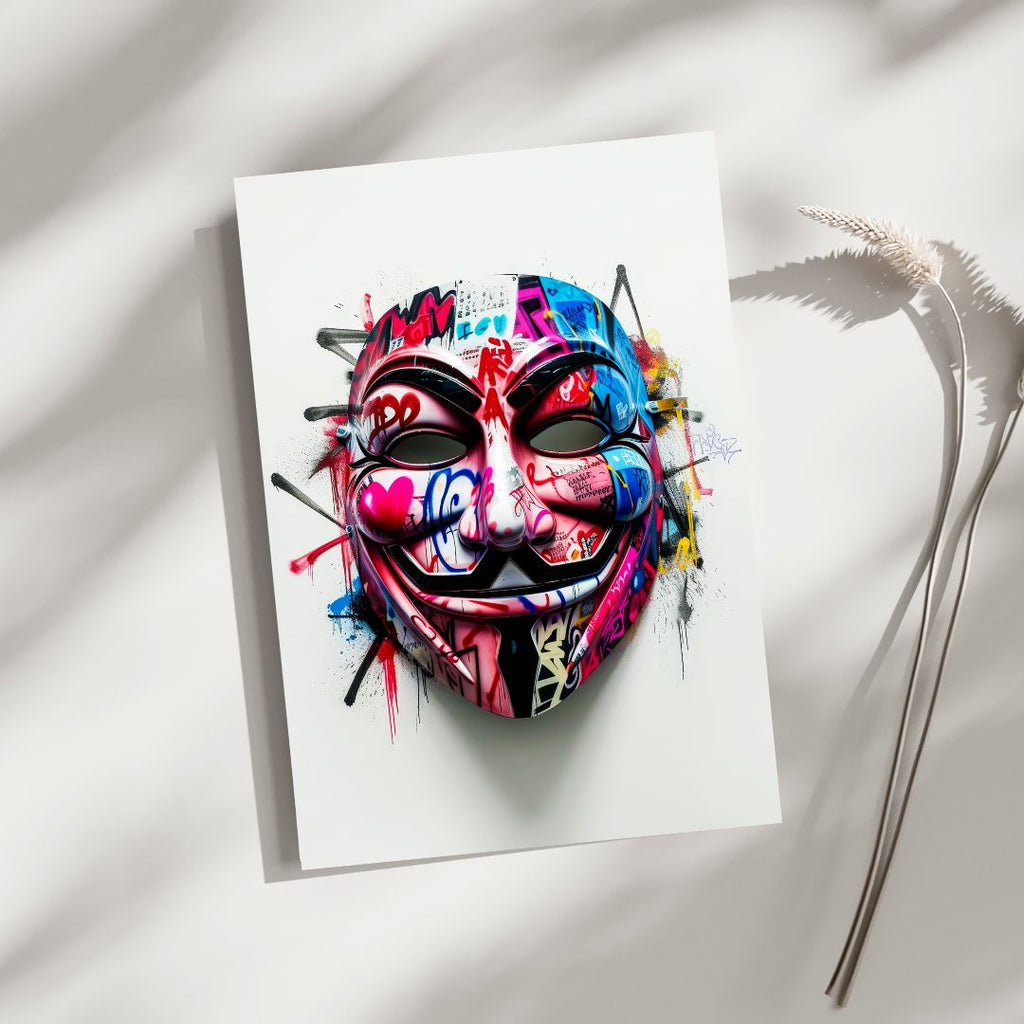 Pop Art Portrait Photo Frame Wall Art with Frame
