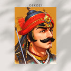 Dekozi Maharana Pratap Wall Art – Symbol of Courage, Pride & Royal Legacy