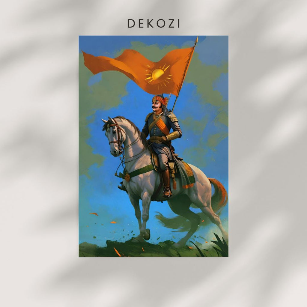 Dekozi Maharana Pratap Wall Art – Symbol of Courage, Pride & Royal Legacy