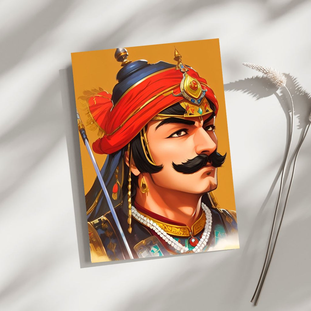 Dekozi Maharana Pratap Wall Art – Symbol of Courage, Pride & Royal Legacy