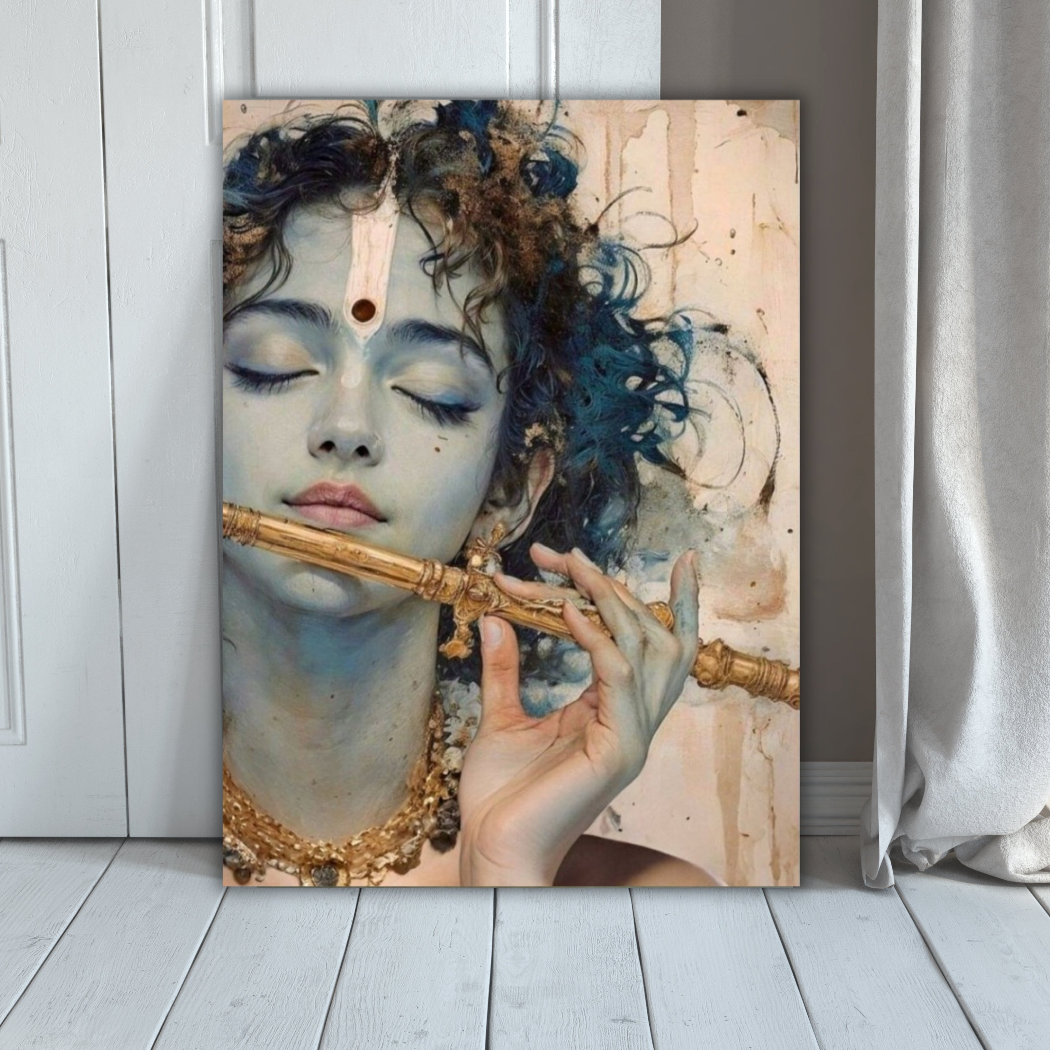 Dekozi Krishna Wall Art – Divine Portrait