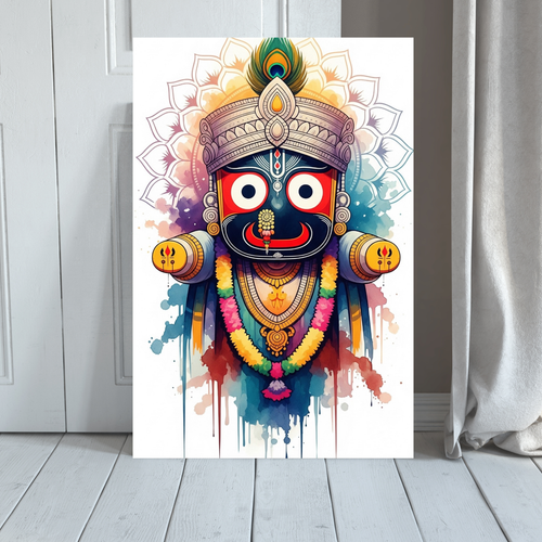 Dekozi Divine Jagannath Ji Wall Art – Symbol of Faith, Protection & Eternal Blessings