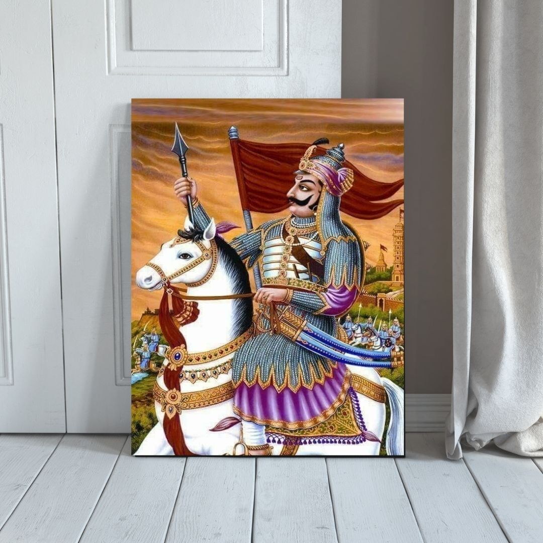 Dekozi Maharana Pratap Wall Art – Symbol of Courage, Pride & Royal Legacy