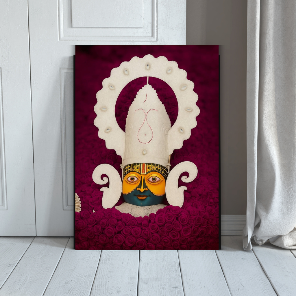 Divine KHATU SHYAM JI Wall Art – Symbol of Faith, Protection & Eternal Blessings
