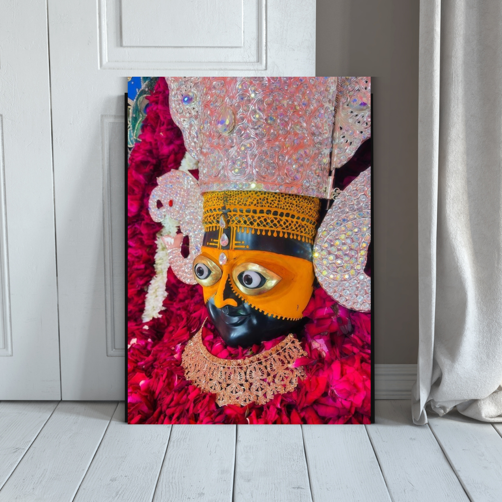 Divine KHATU SHYAM JI Wall Art – Symbol of Faith, Protection & Eternal Blessings
