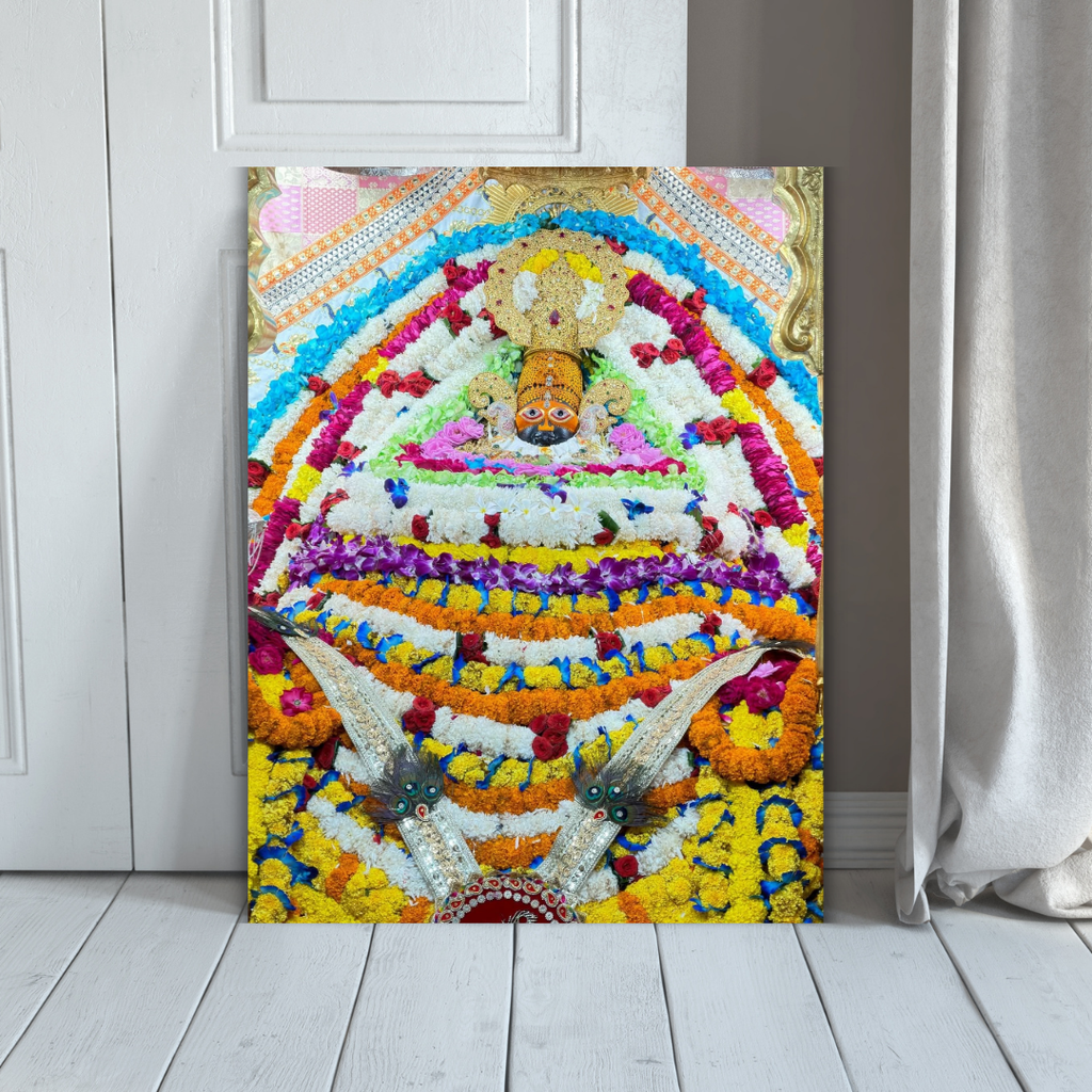 Divine KHATU SHYAM JI Wall Art – Symbol of Faith, Protection & Eternal Blessings