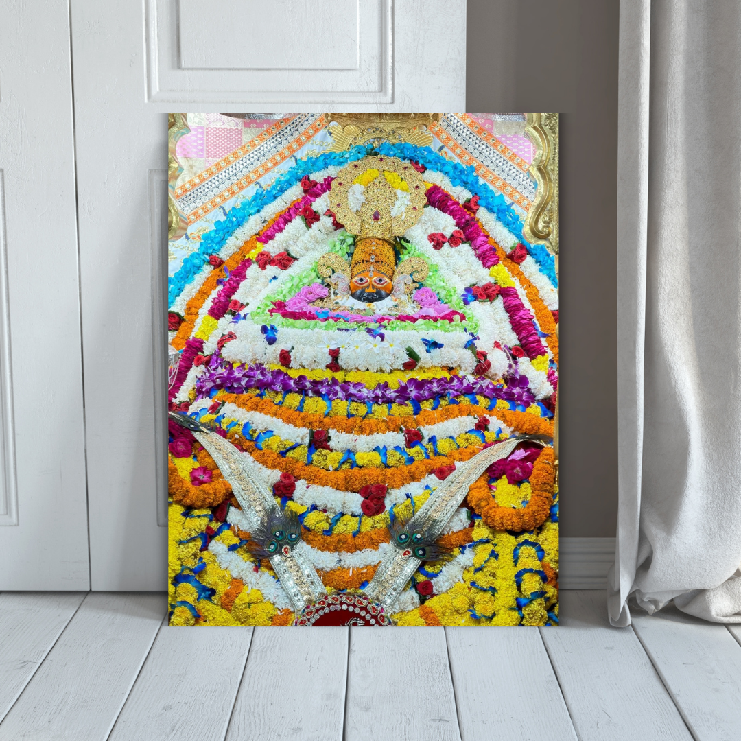 Divine KHATU SHYAM JI Wall Art – Symbol of Faith, Protection & Eternal Blessings