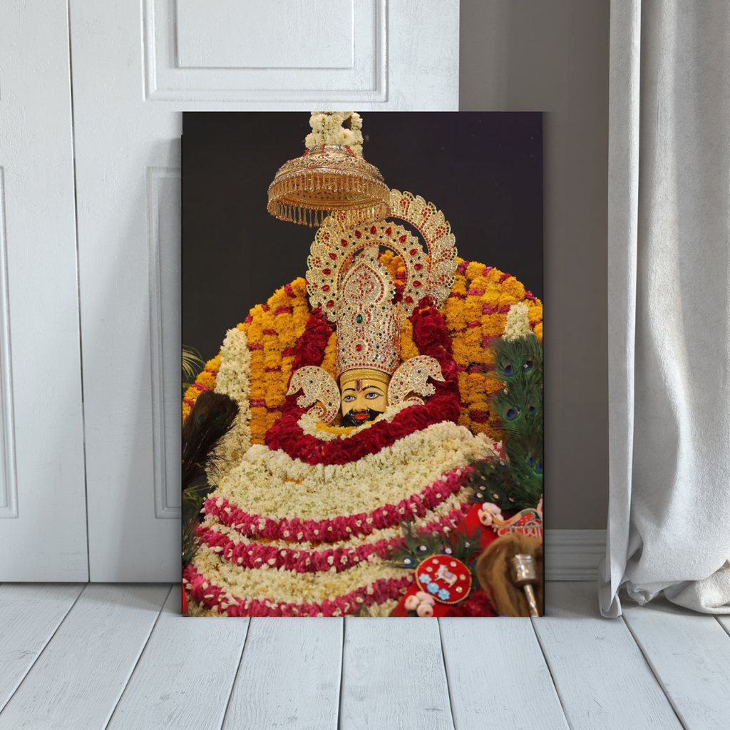 Divine KHATU SHYAM JI Wall Art – Symbol of Faith, Protection & Eternal Blessings