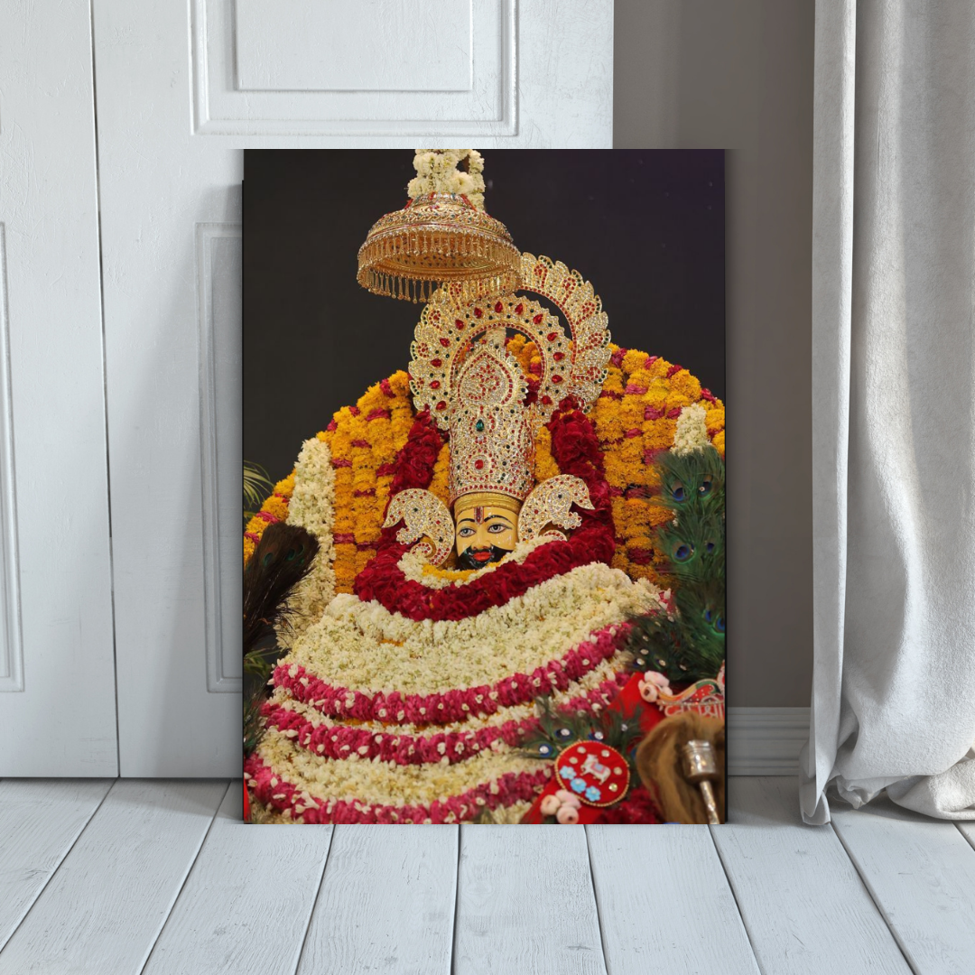 Divine KHATU SHYAM JI Wall Art – Symbol of Faith, Protection & Eternal Blessings
