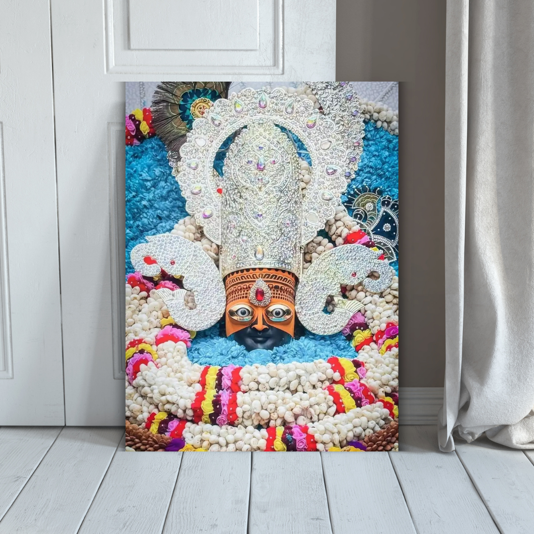 new Divine KHATU SHYAM JI Wall Art – Symbol of Faith, Protection & Eternal Blessings