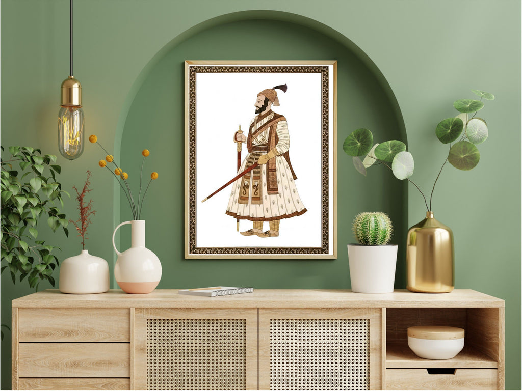 Dekozi Chhatrapati Shivaji Maharaj Wall Art – Symbol of Valor, Leadership & Swarajya