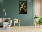 Dekozi Krishna Wall Art – Divine Portrait | Framed Canvas & Photo Print for Spiritual Home & Office Decor