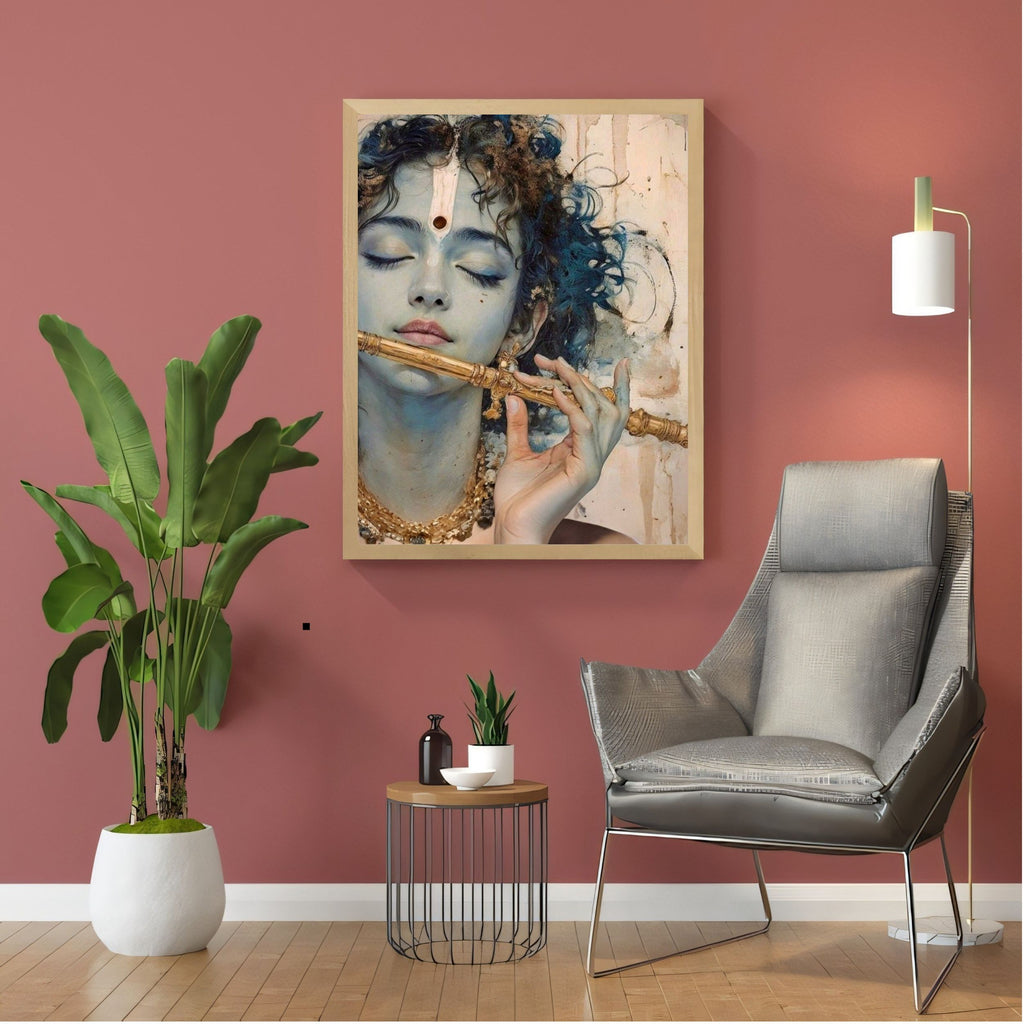 Dekozi Krishna Wall Art – Divine Portrait