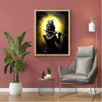 Dekozi Krishna with Flute Wall Art – Divine Portrait