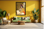 Dekozi Krishna Wall Art – Divine Portrait | Framed Canvas & Photo Print for Spiritual Home & Office Decor