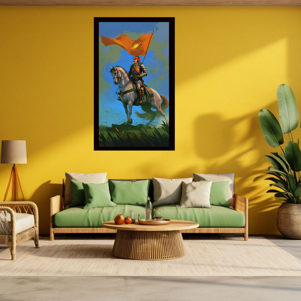 Dekozi Maharana Pratap Wall Art – Symbol of Courage, Pride & Royal Legacy