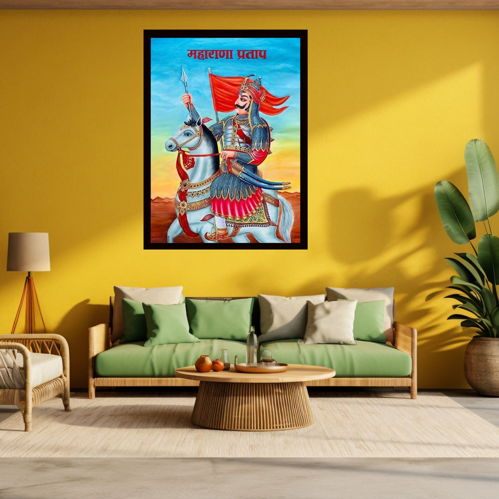 Dekozi Maharana Pratap Wall Art – Symbol of Courage, Pride & Royal Legacy