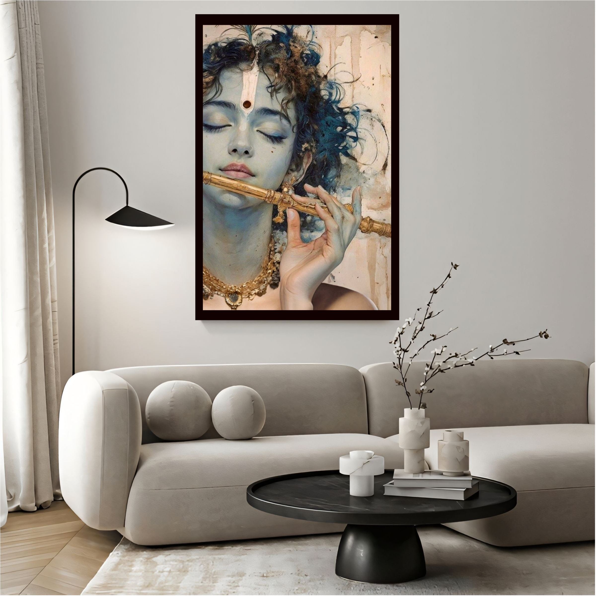 Dekozi Krishna Wall Art – Divine Portrait