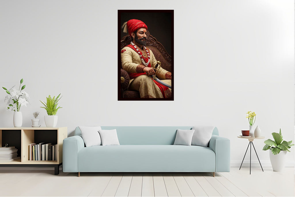 Dekozi Chhatrapati Shivaji Maharaj Wall Art – Symbol of Valor, Leadership & Swarajya