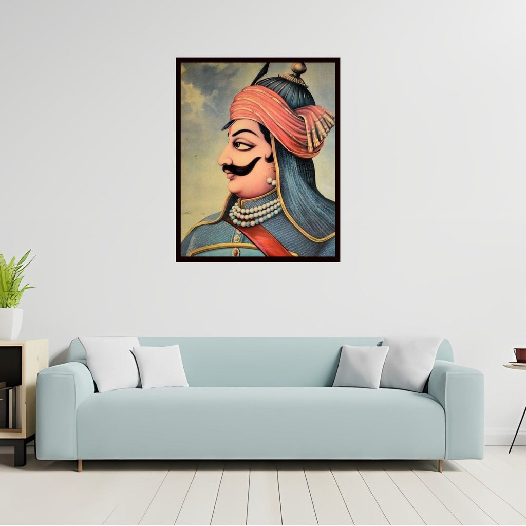 Dekozi Maharana Pratap Wall Art – Symbol of Courage, Pride & Royal Legacy