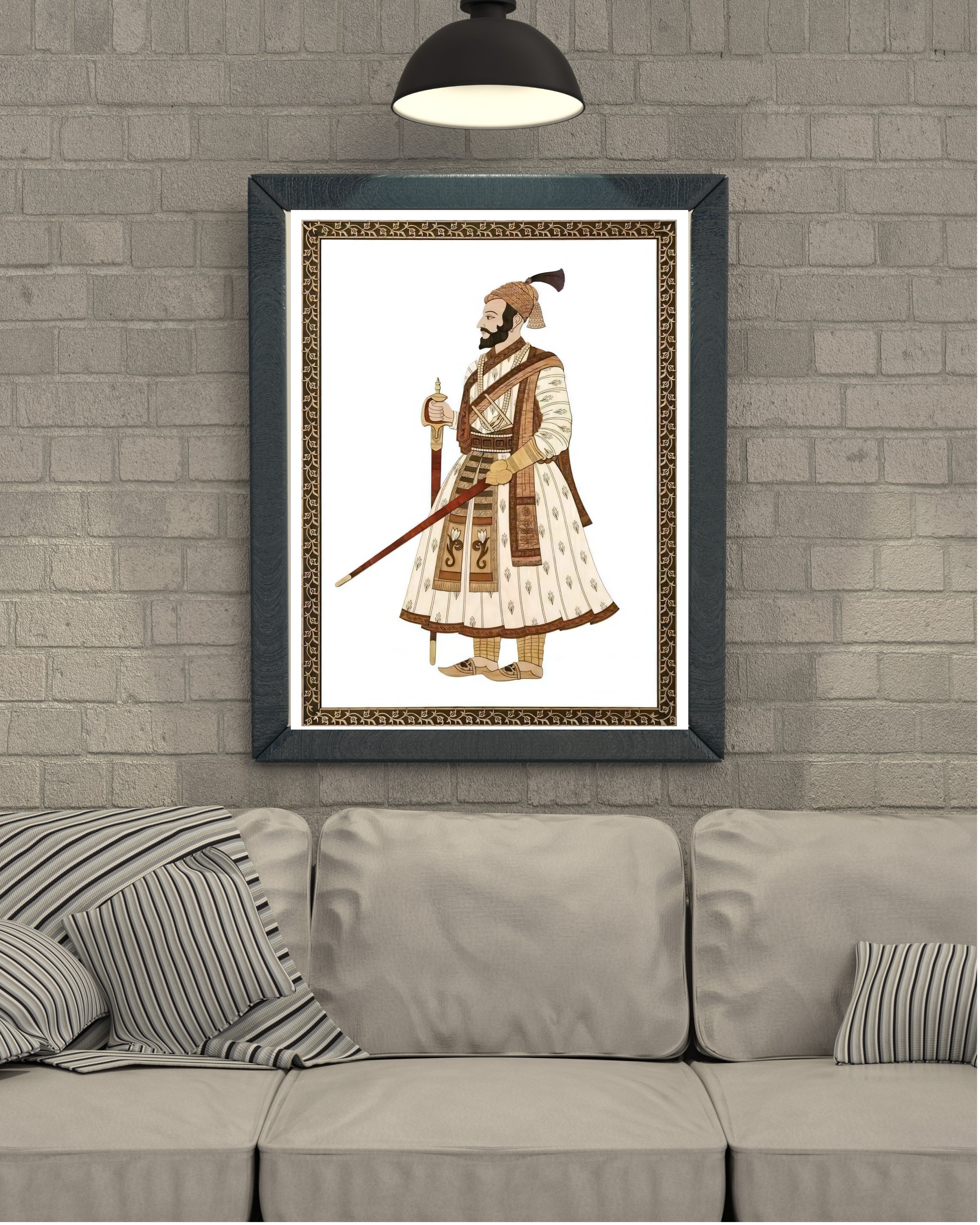 Dekozi Chhatrapati Shivaji Maharaj Wall Art – Symbol of Valor, Leadership & Swarajya