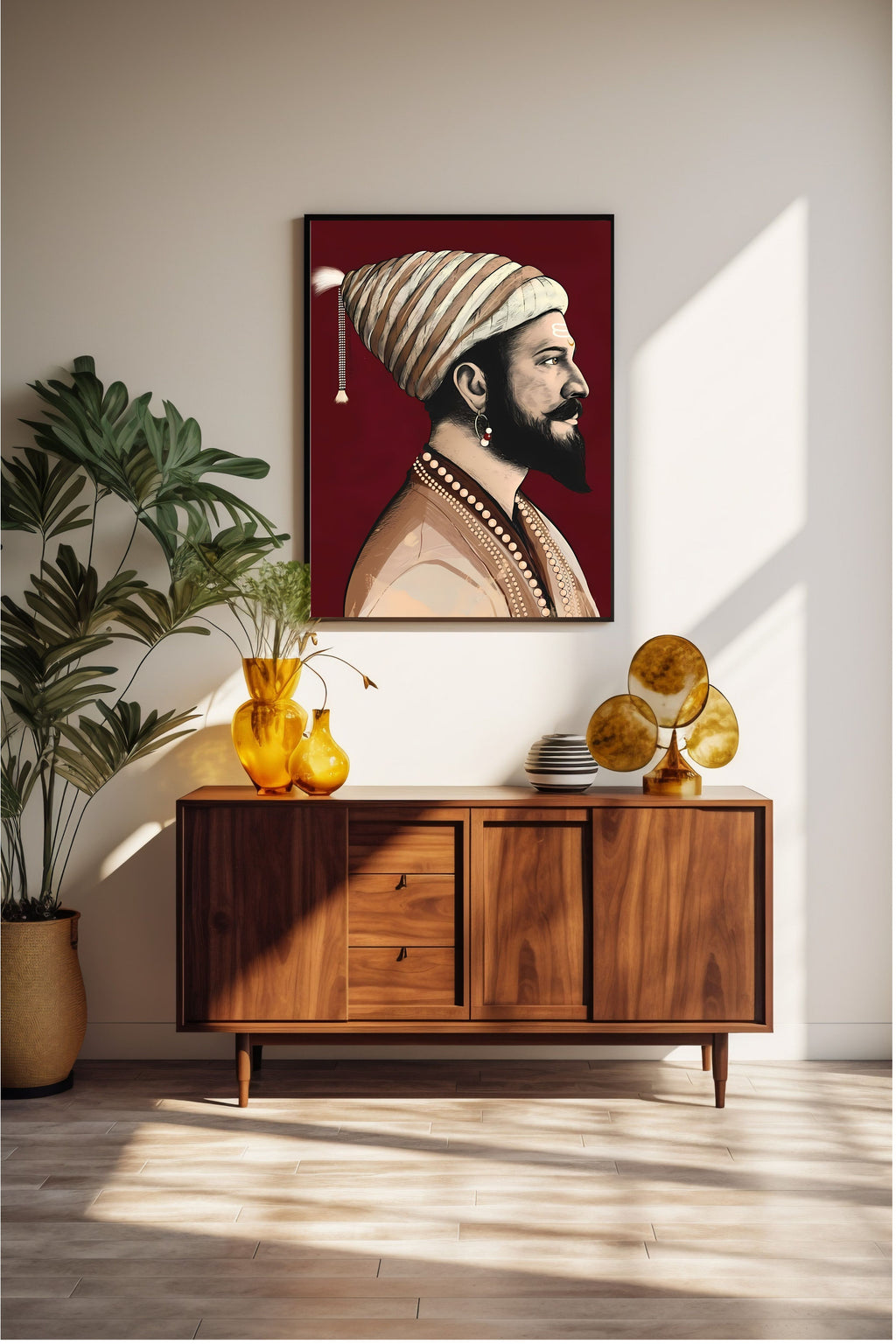 Dekozi Chhatrapati Shivaji Maharaj Wall Art – Symbol of Valor, Leadership & Swarajya