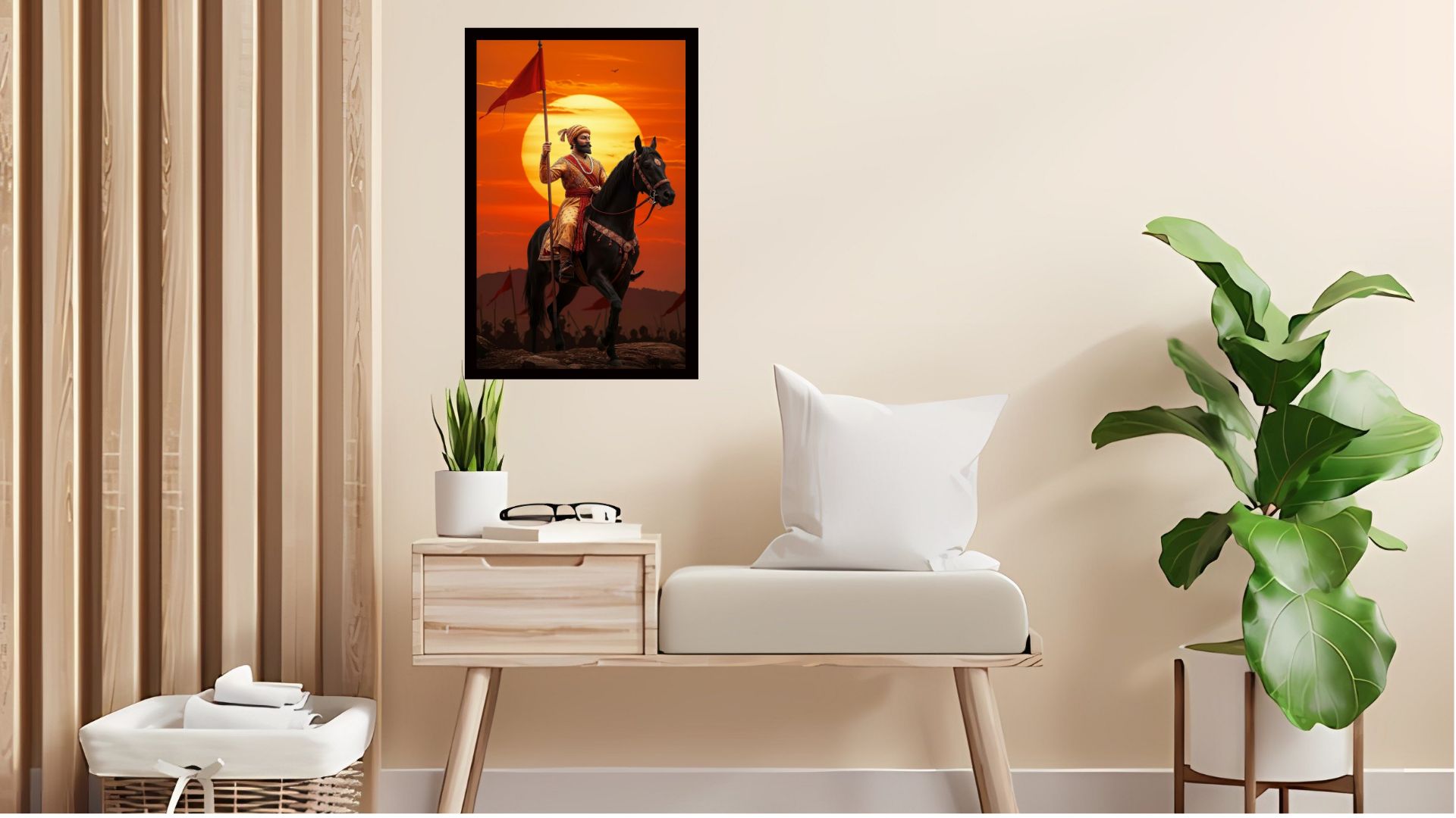 Dekozi Chhatrapati Shivaji Maharaj Wall Art – Symbol of Valor, Leadership & Swarajya