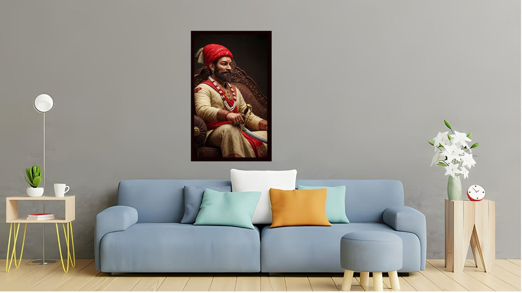 Dekozi Chhatrapati Shivaji Maharaj Wall Art – Symbol of Valor, Leadership & Swarajya