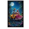 Dekozi Krishna Wall Art – Divine Portrait | Framed Canvas & Photo Print for Spiritual Home & Office Decor