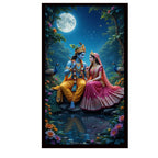 Dekozi Krishna Wall Art – Divine Portrait | Framed Canvas & Photo Print for Spiritual Home & Office Decor